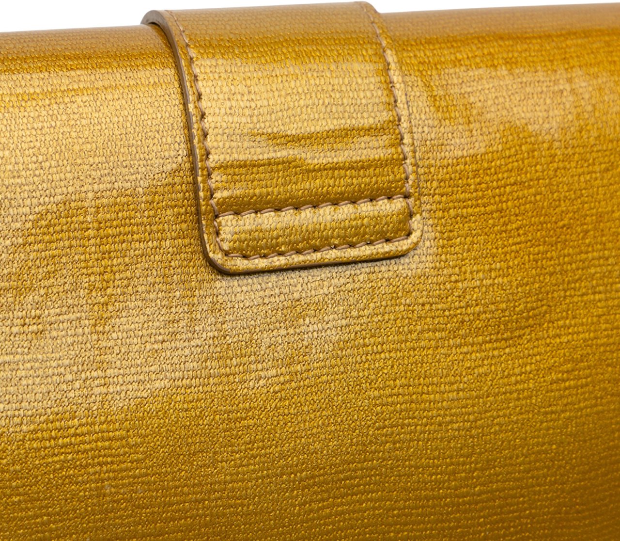 Saint Laurent Patent Chyc Ligne Clutch Goud