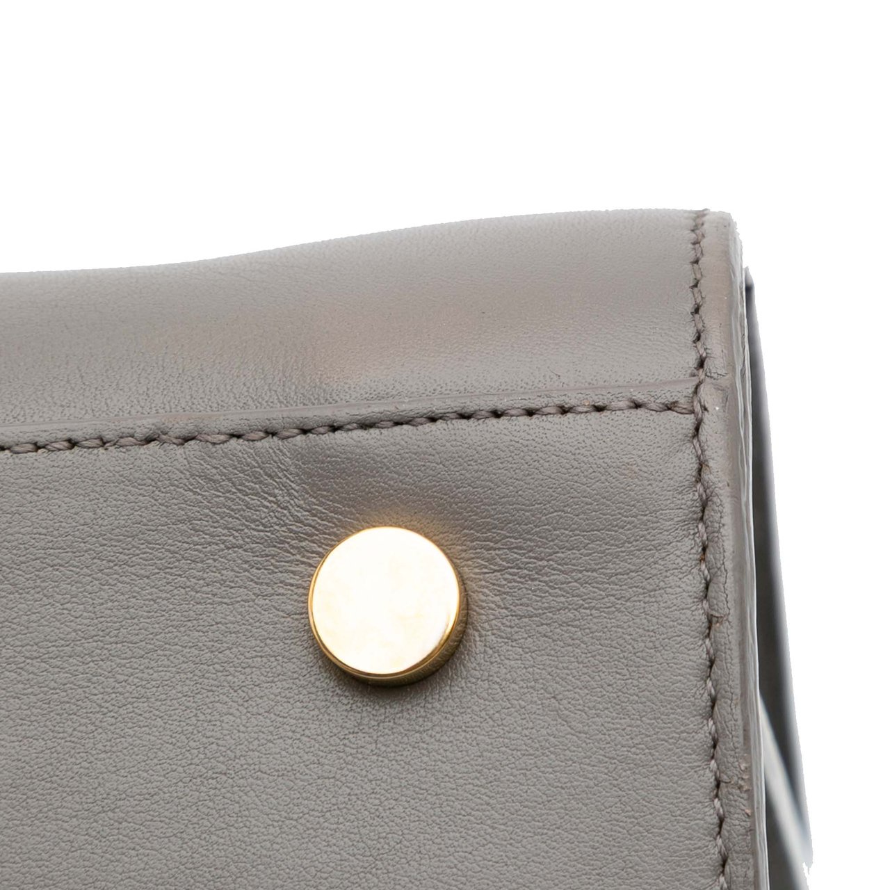 Saint Laurent Small Leather Sac De Jour Satchel Grijs