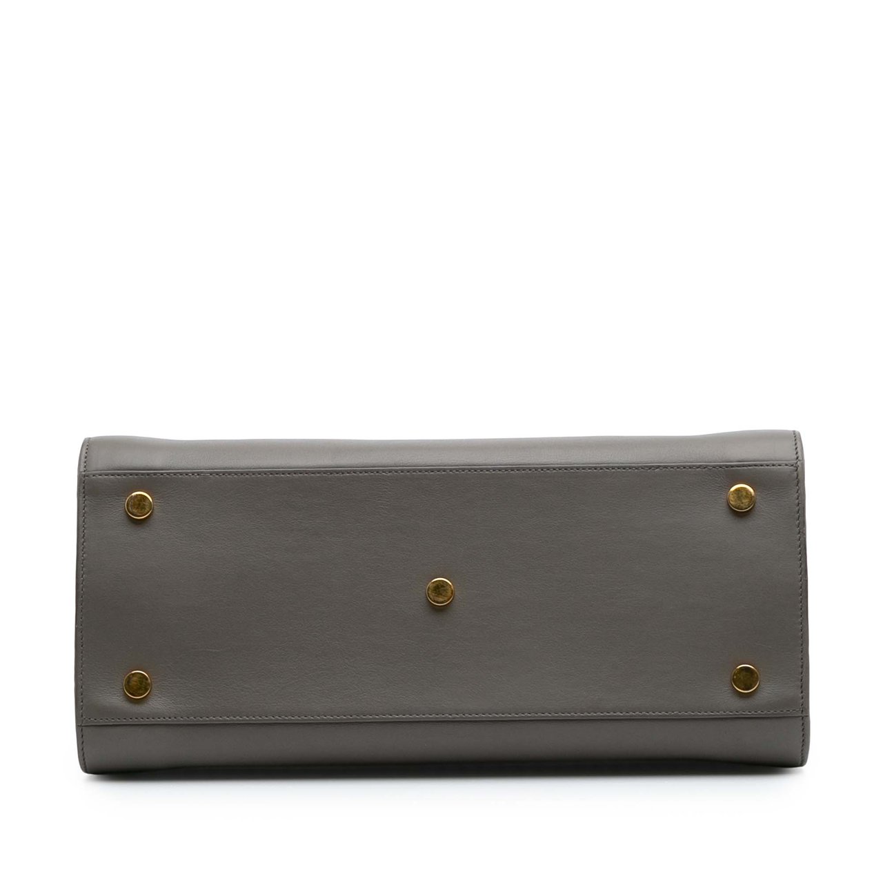 Saint Laurent Small Leather Sac De Jour Satchel Grijs