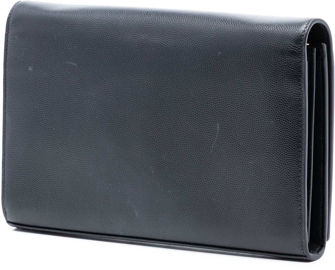 Saint Laurent Medium Grain De Poudre Monogram Kate Crossbody Zwart