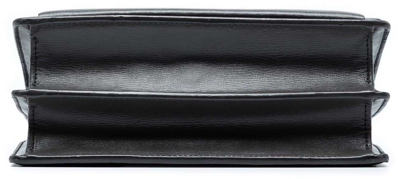 Saint Laurent Medium Smooth Leather Monogram Sunset Crossbody Zwart