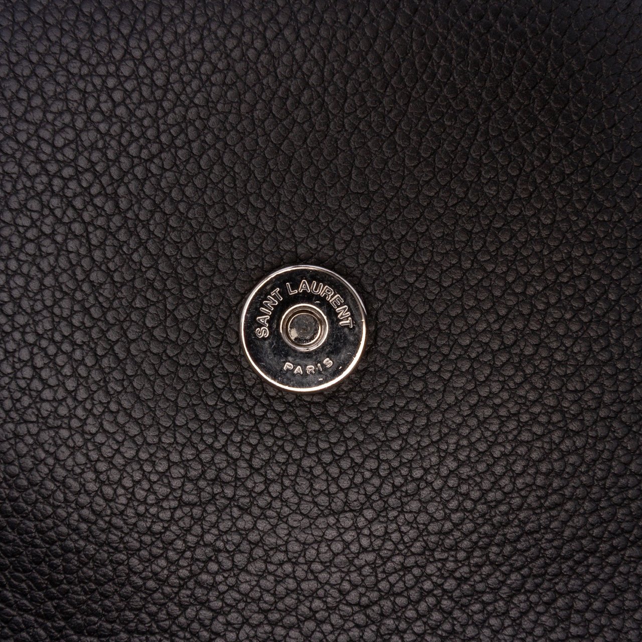 Saint Laurent Medium Grained Calfskin Monogram Sunset Crossbody Zwart