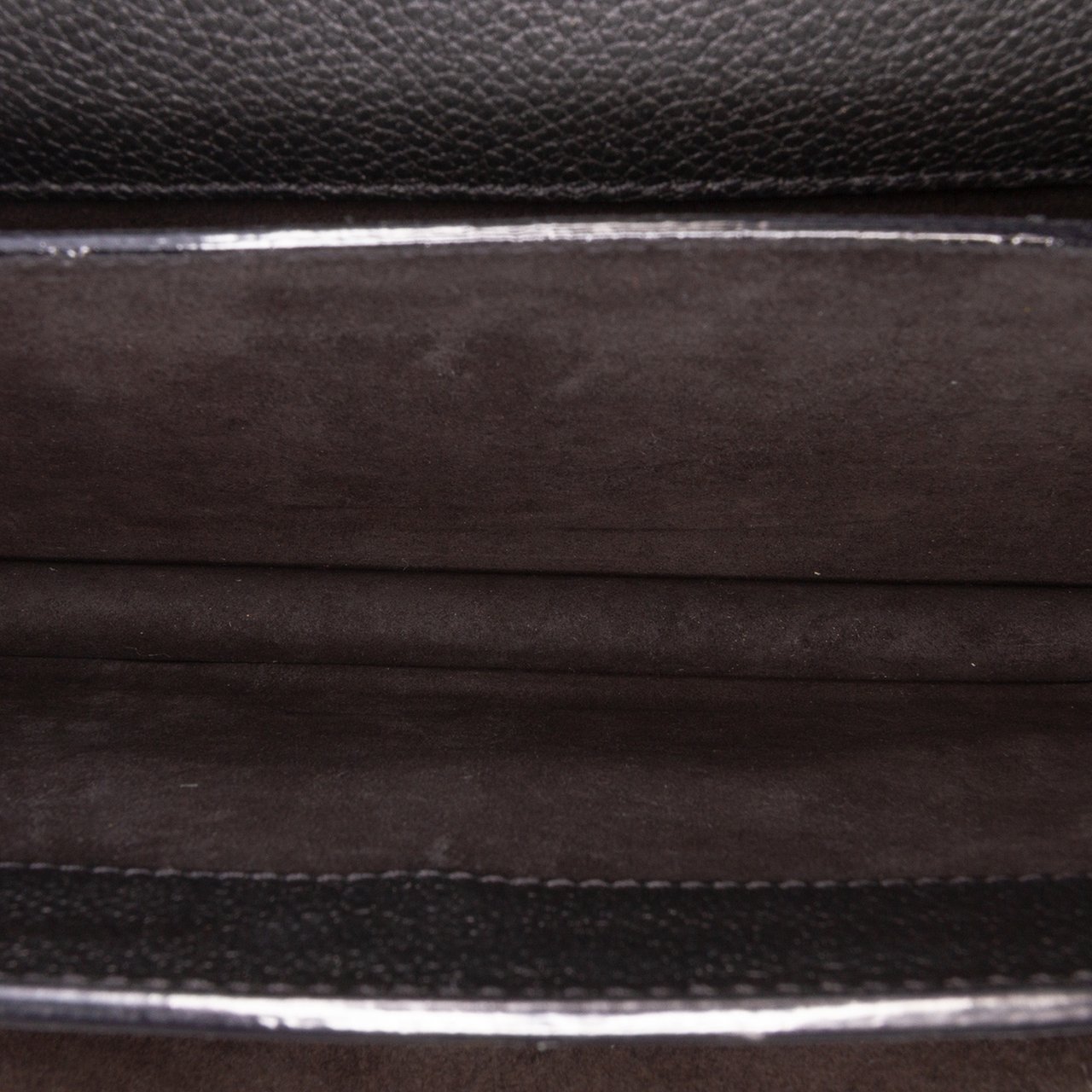 Saint Laurent Medium Grained Calfskin Monogram Sunset Crossbody Zwart