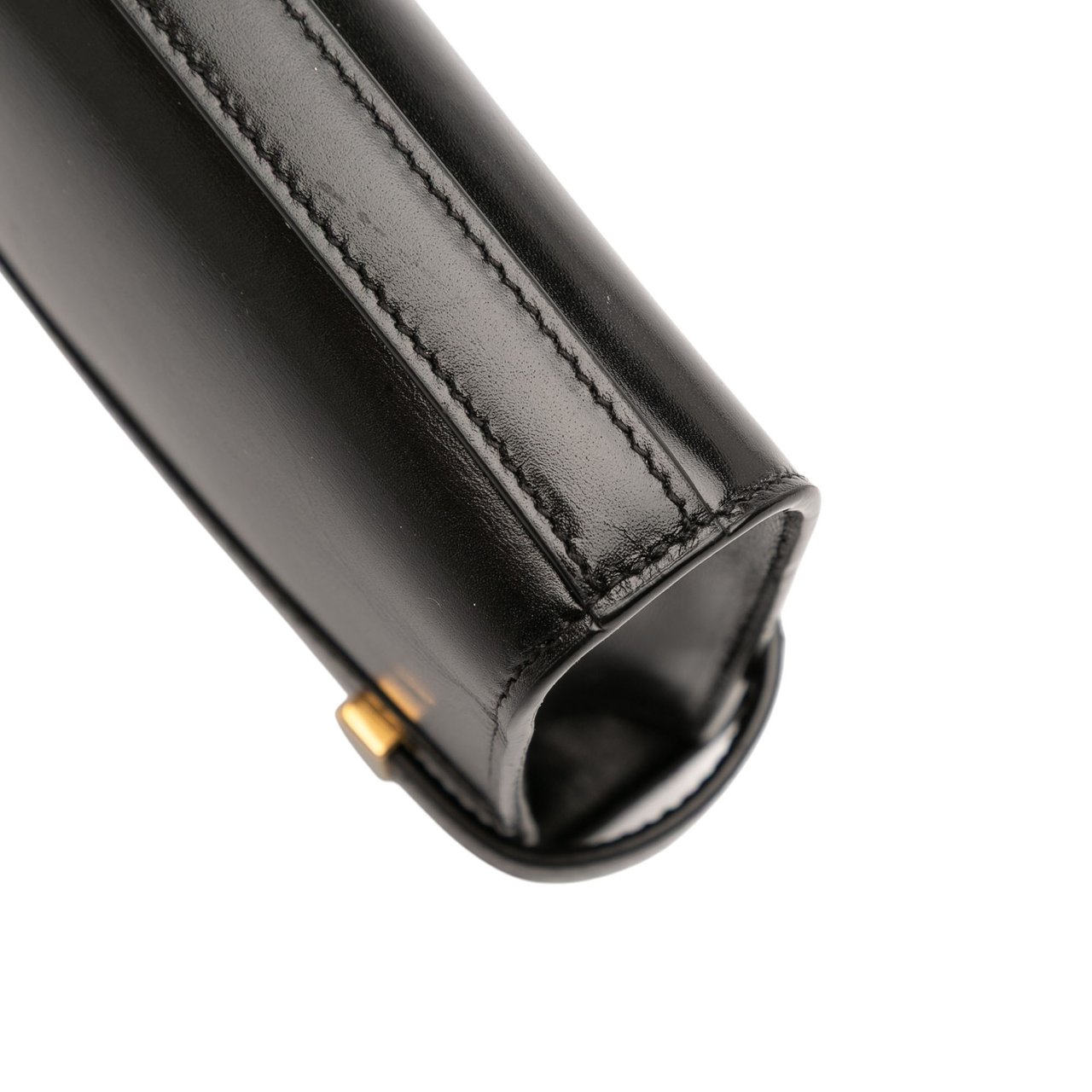 Saint Laurent Mini Box Calfskin Manhattan Shoulder Bag Zwart