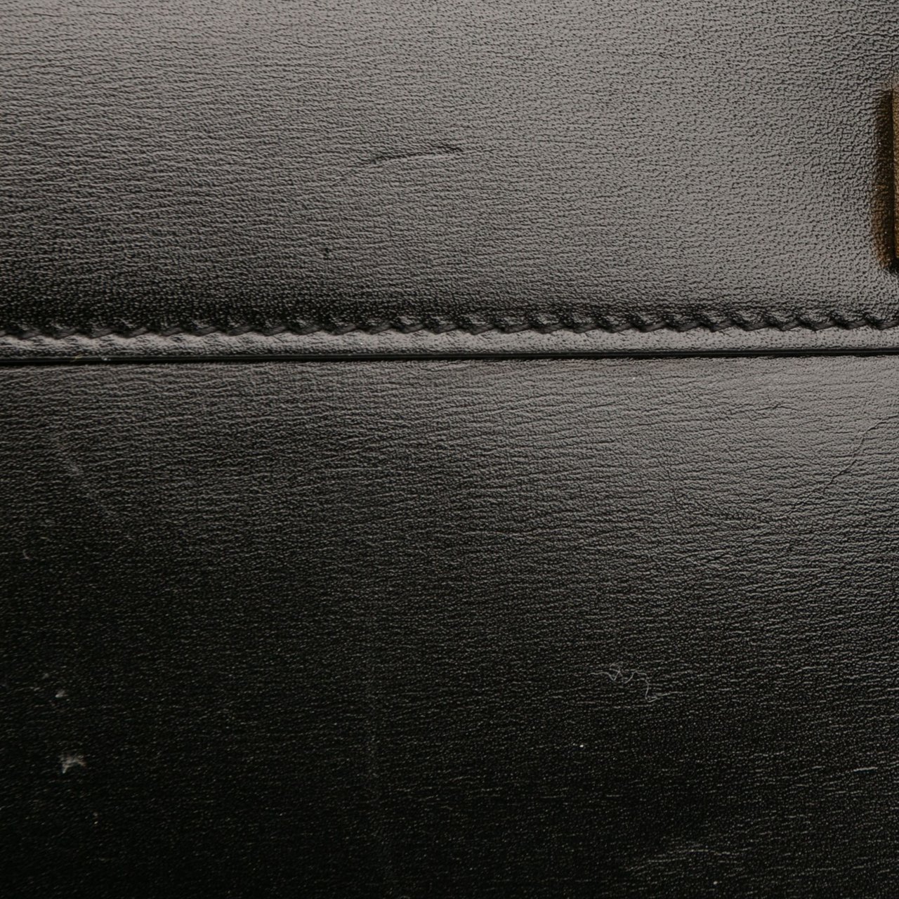 Saint Laurent Mini Box Calfskin Manhattan Shoulder Bag Zwart