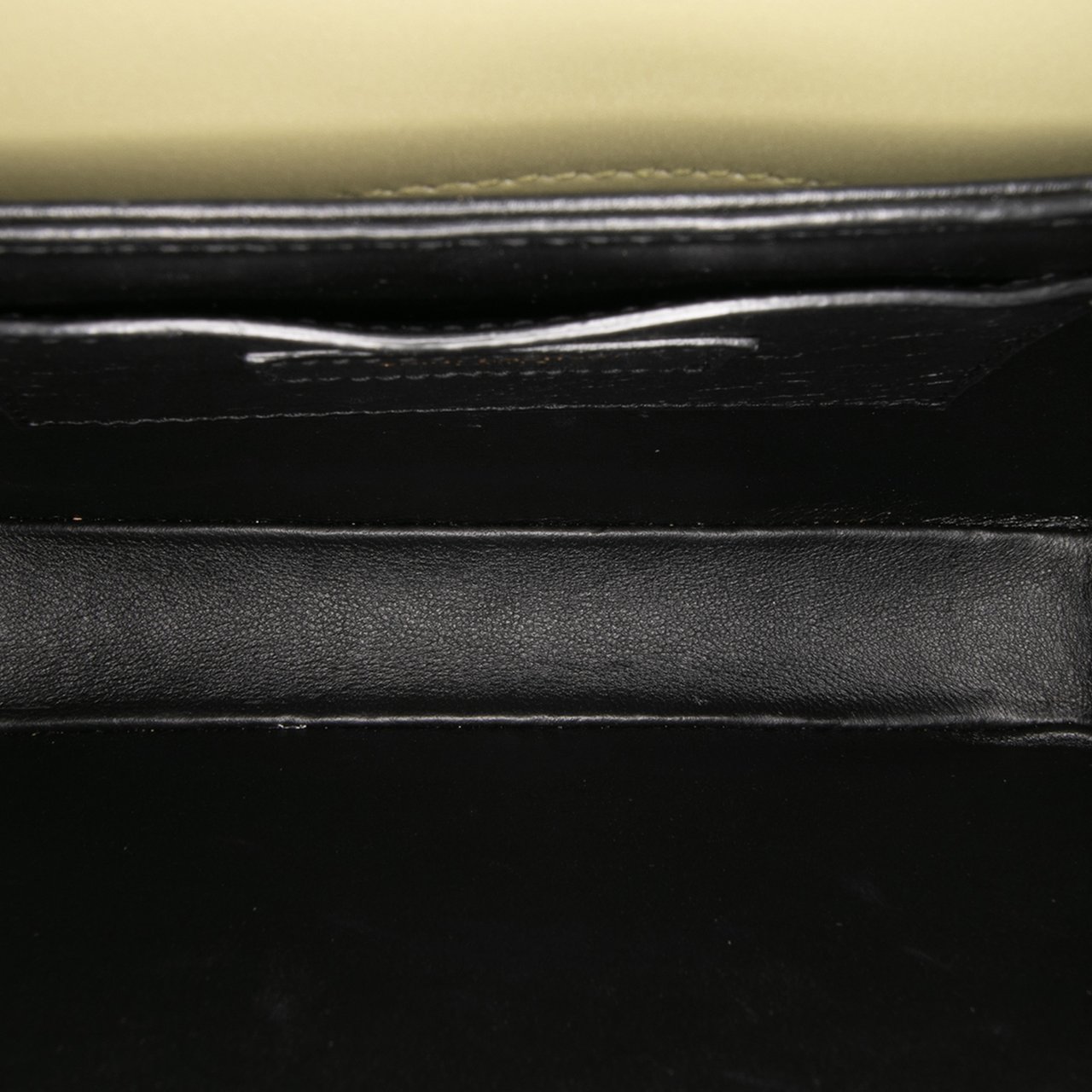 Saint Laurent Medium Leather Solferino Satchel In Box Groen