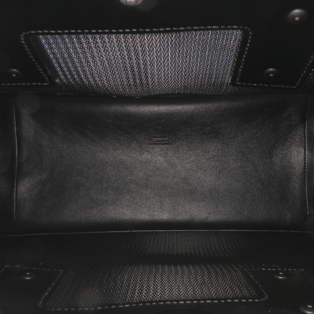 Saint Laurent Small Mesh and Patent Rive Gauche Tote Zwart