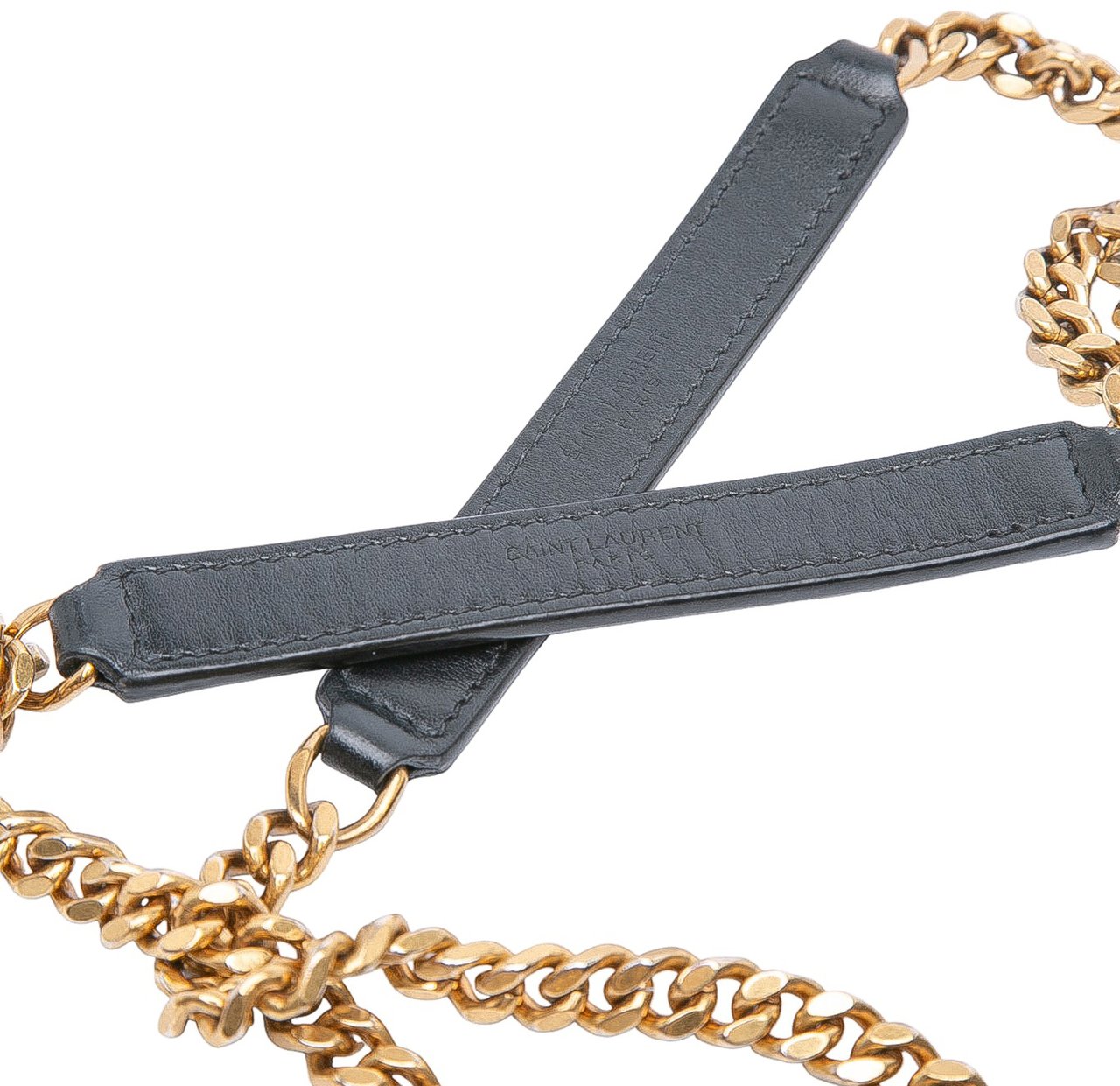 Saint Laurent Medium Matelasse Leather LouLou Shoulder Bag Zwart