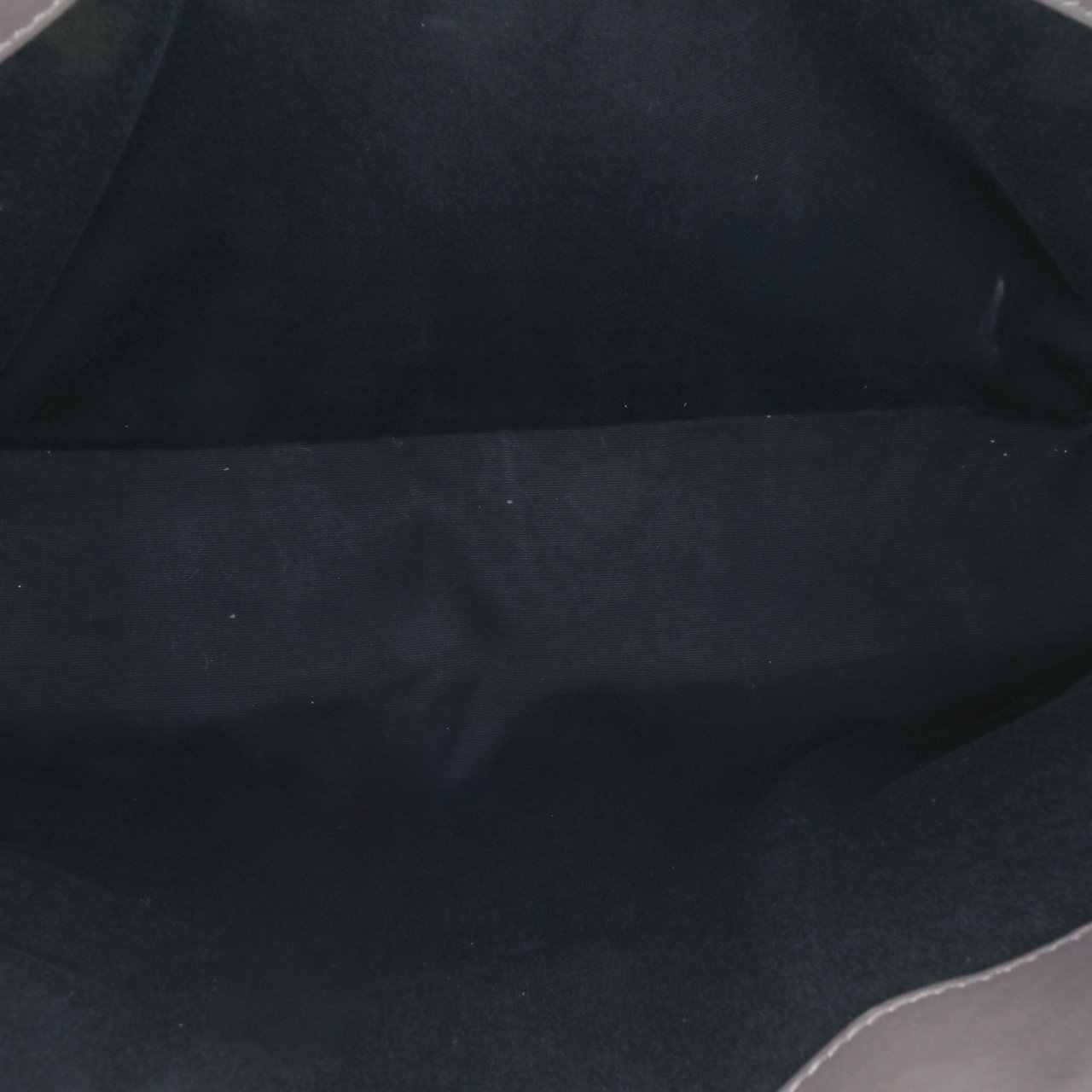 Saint Laurent Large Leather Monogram Matelasse LouLou Shoulder Bag Grijs