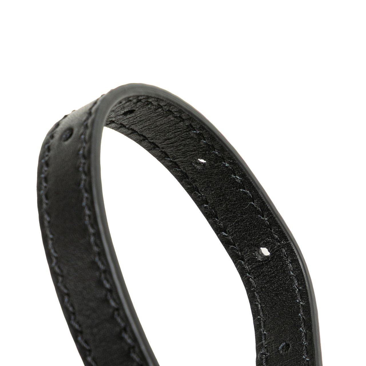 Saint Laurent Small Leather Mica Hatbox Satchel Zwart