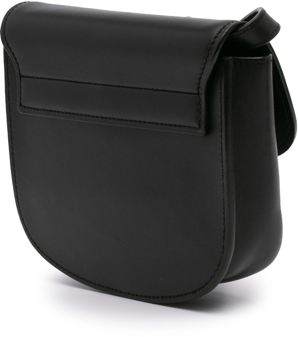 Saint Laurent Small Leather Monogram Kaia Crossbody Zwart
