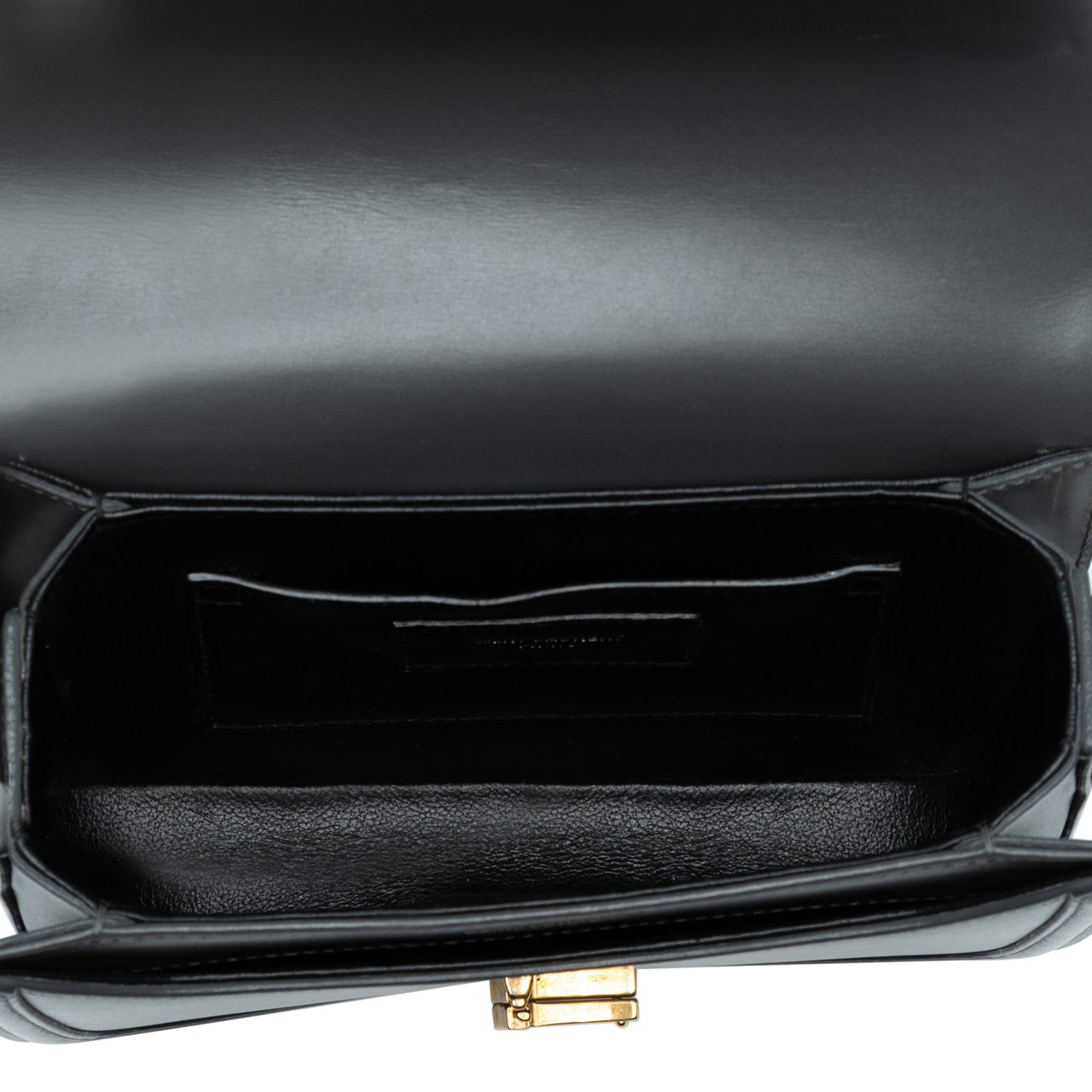 Saint Laurent Small Calfskin Solferino Satchel In Box Grijs
