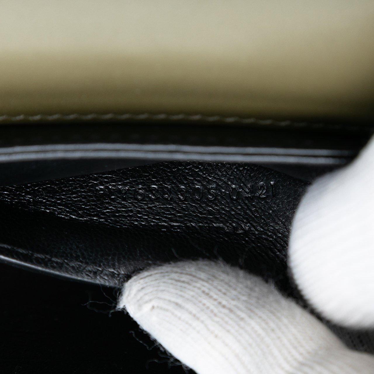 Saint Laurent Medium Leather Solferino Satchel In Box Groen