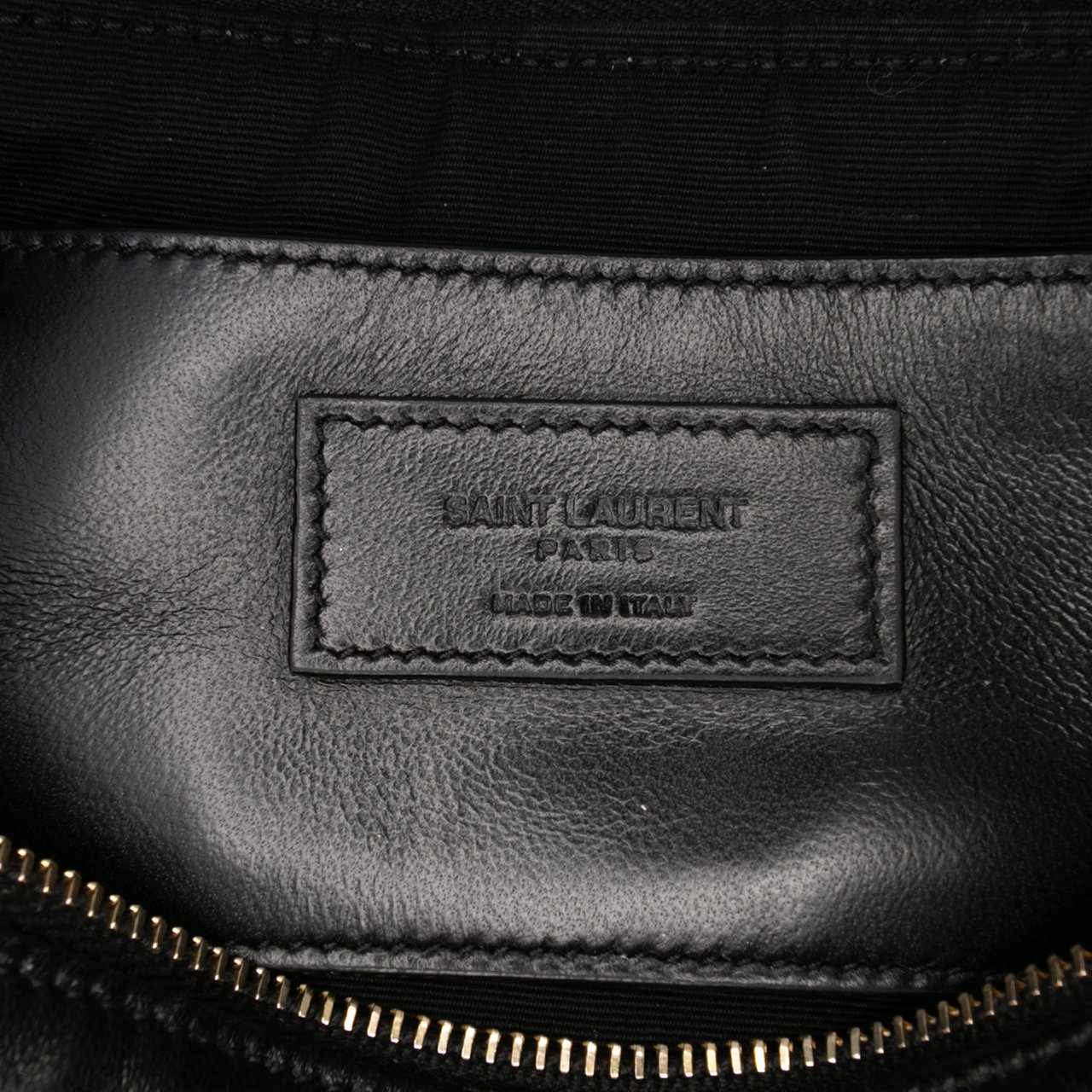 Saint Laurent Mini Quilted Lambskin Sade Shoulder Bag Zwart