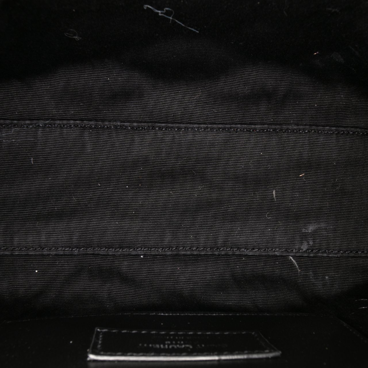 Saint Laurent Mini Quilted Lambskin Sade Shoulder Bag Zwart
