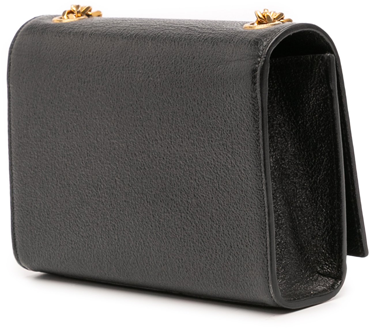 Saint Laurent Small Leather Monogram Kate Crossbody Zwart