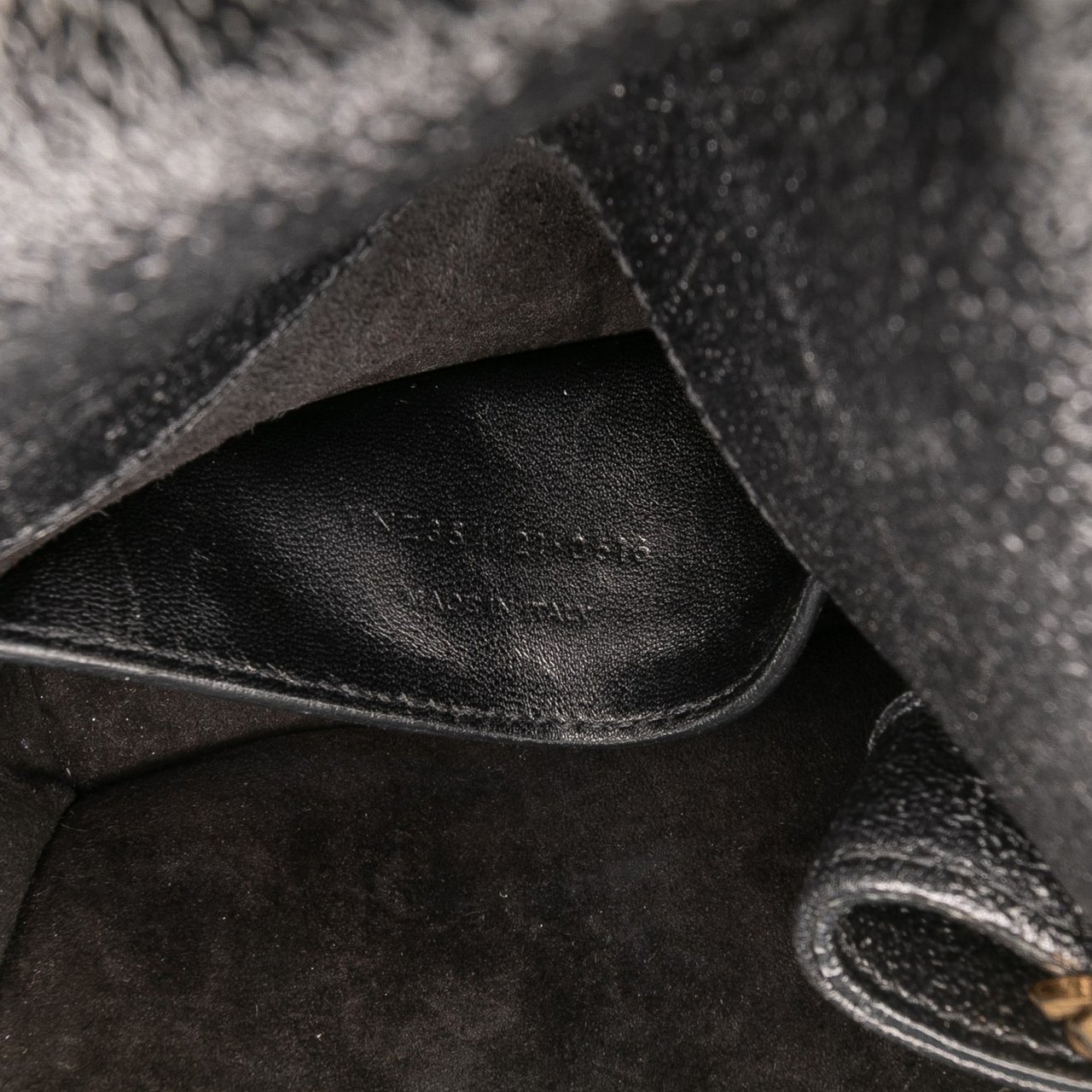 Saint Laurent Small Leather Monogram Kate Crossbody Zwart