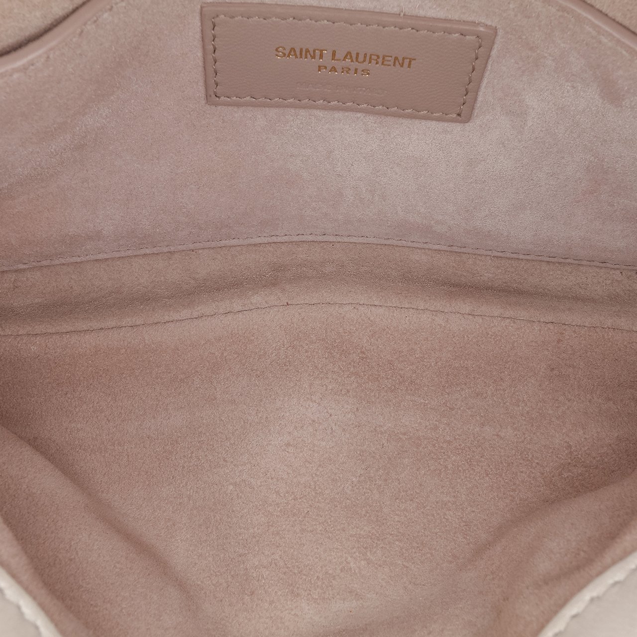 Saint Laurent Quilted Lambskin Le 57 Shoulder Bag Wit