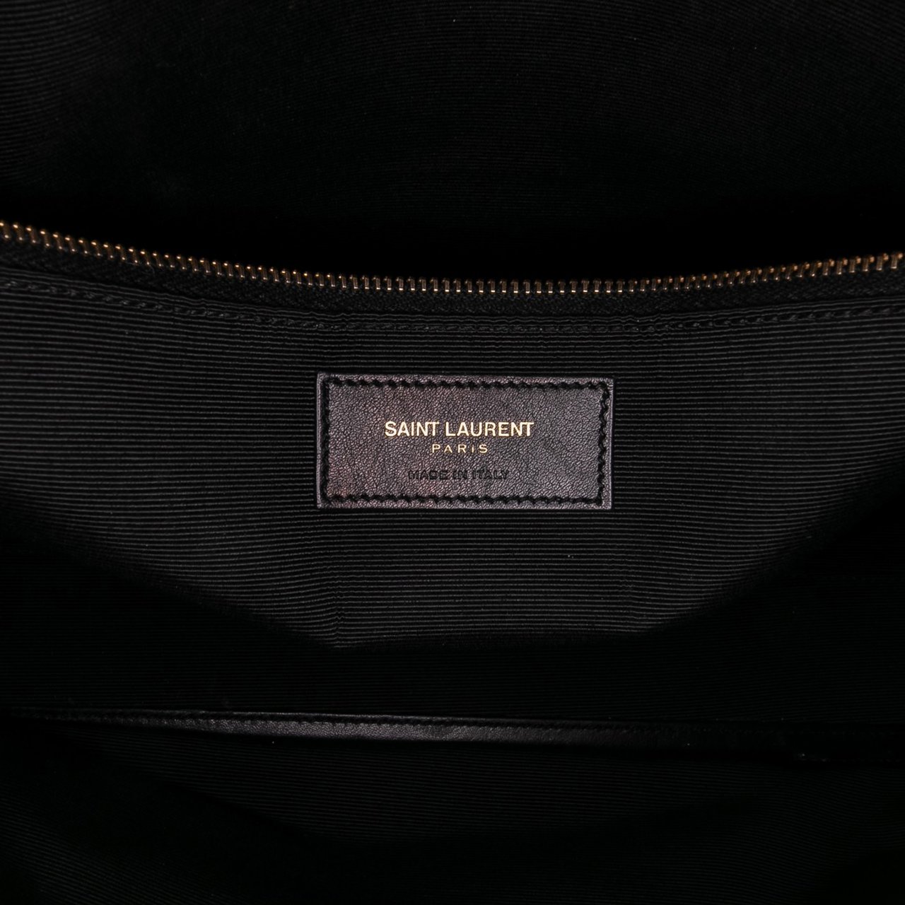 Saint Laurent Small Patent Sac De Jour Satchel Zwart
