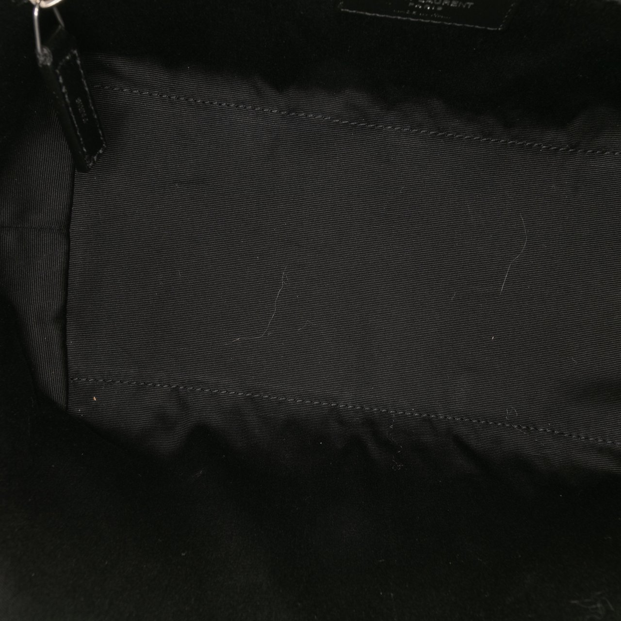 Saint Laurent Leather Blitz Shoulder Bag Zwart