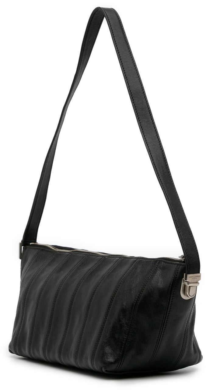 Saint Laurent Leather Blitz Shoulder Bag Zwart