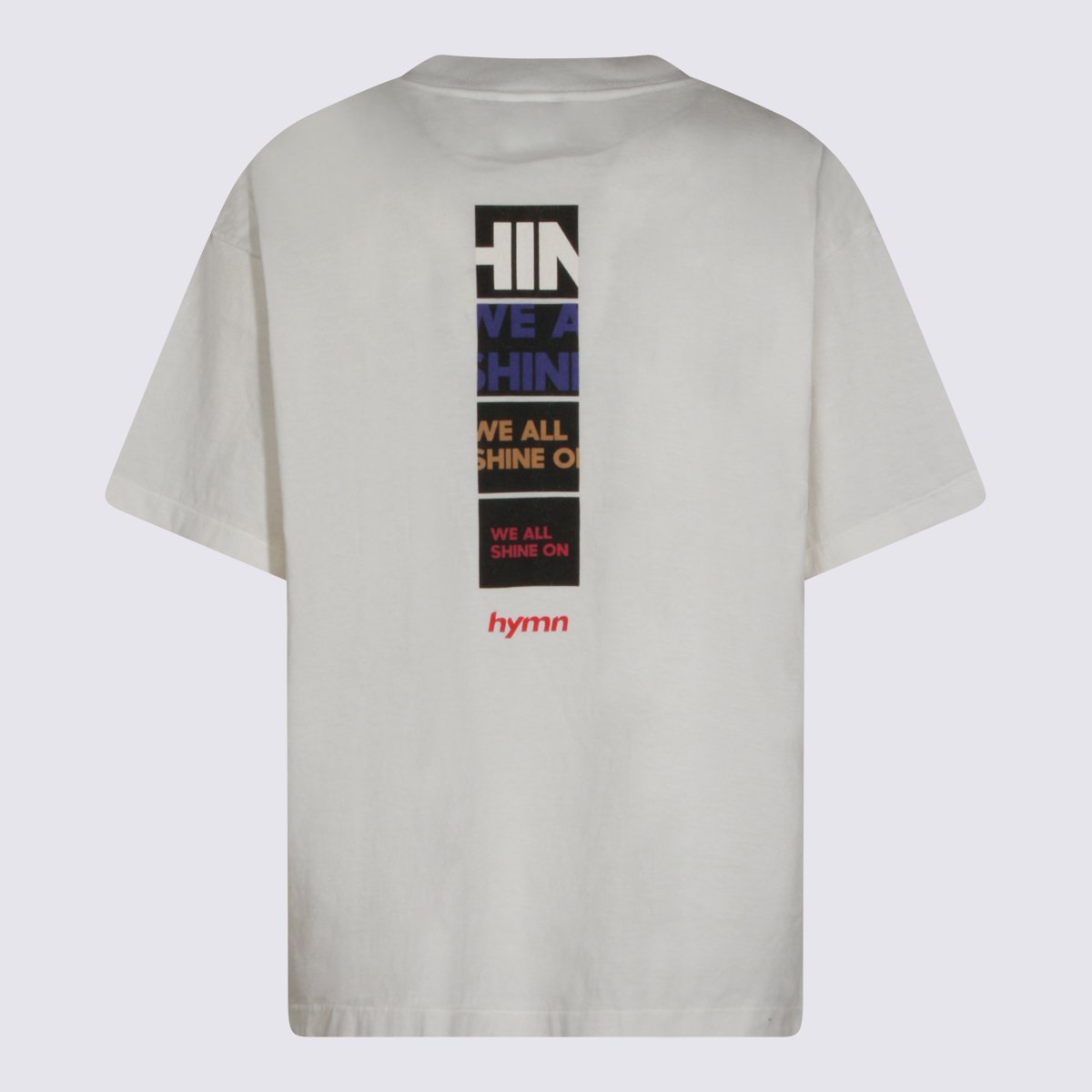 Saint Mxxxxxx Loose-Fitting Graphic T-Shirt with Bold Front Print Neutraal