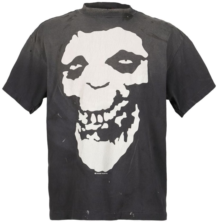 Saint Mxxxxxx T-Shirts And Polos Black Donkergrijs