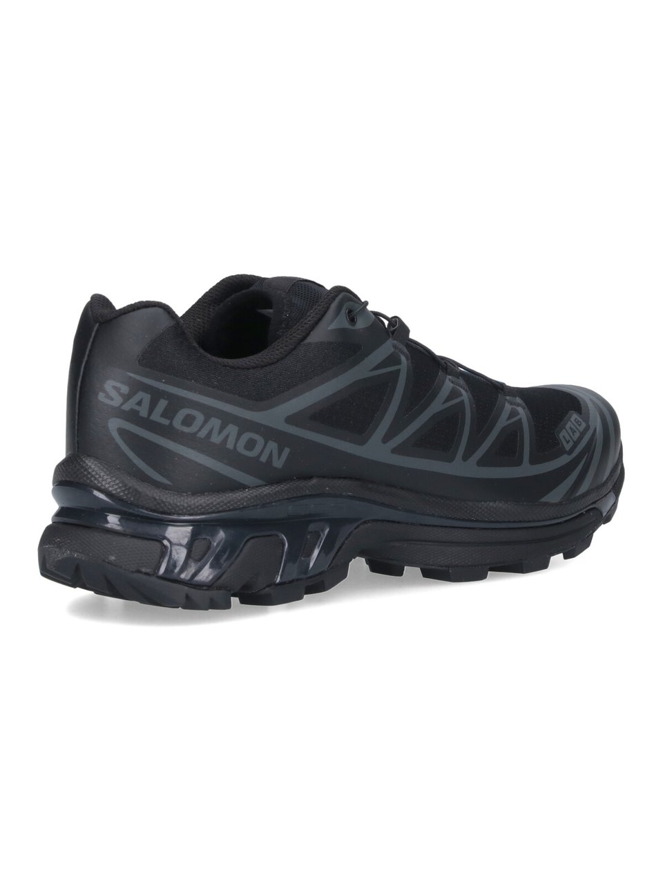 Salomon Black XT-6 Fabric Mesh Sneakers Zwart