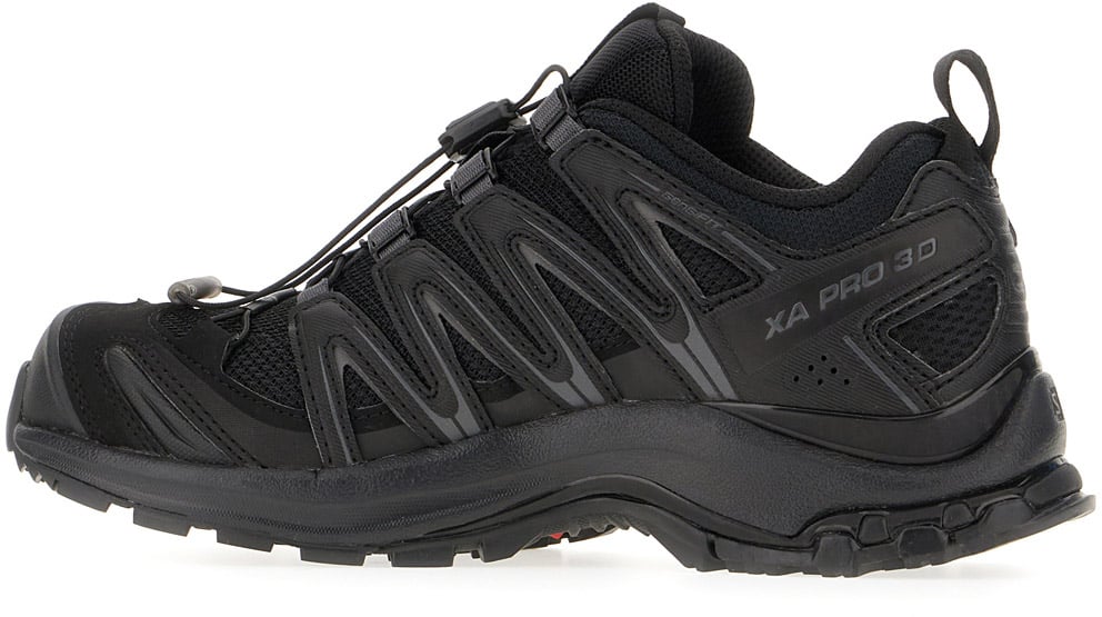 Salomon Salomon Black fabric and mesh XA PRO 3D sneakers Zwart