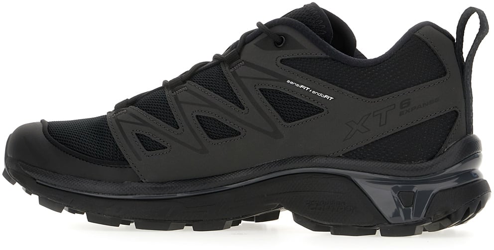 Salomon Salomon Black fabric XT-6 Expanse sneakers Zwart