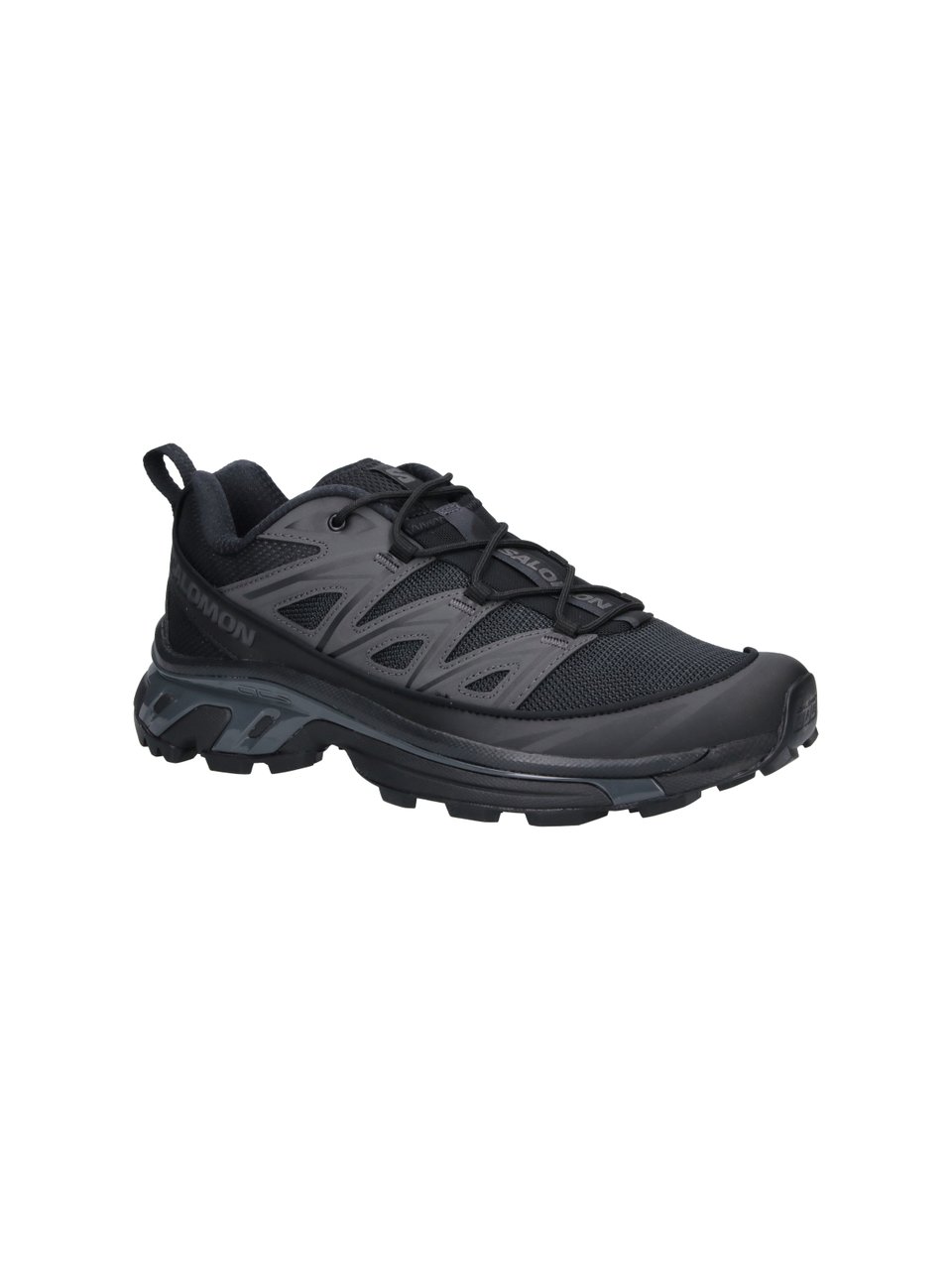 Salomon Black XT-6 Expanse Calfskin Sneakers Zwart