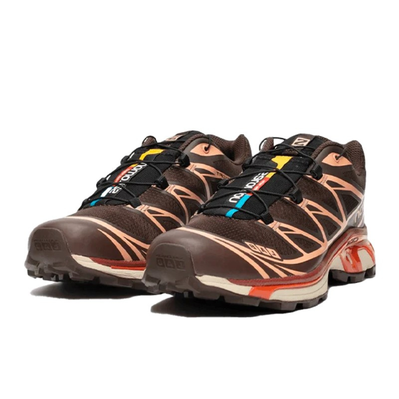 Salomon Salomon XT-6 Delicioso Chocolate Fondant Peach Oranje