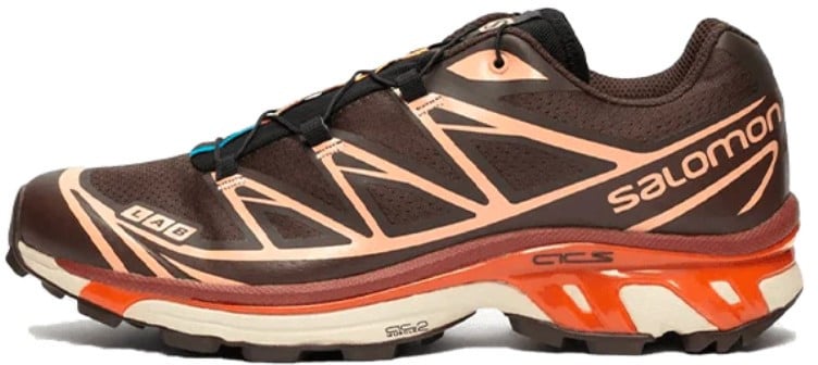 Salomon Salomon XT-6 Delicioso Chocolate Fondant Peach Oranje