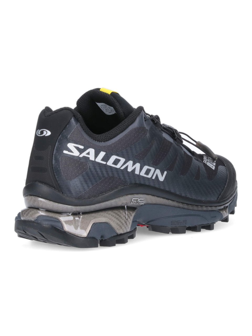 Salomon Technical Black Mesh Sneakers With Tpu Details Zwart