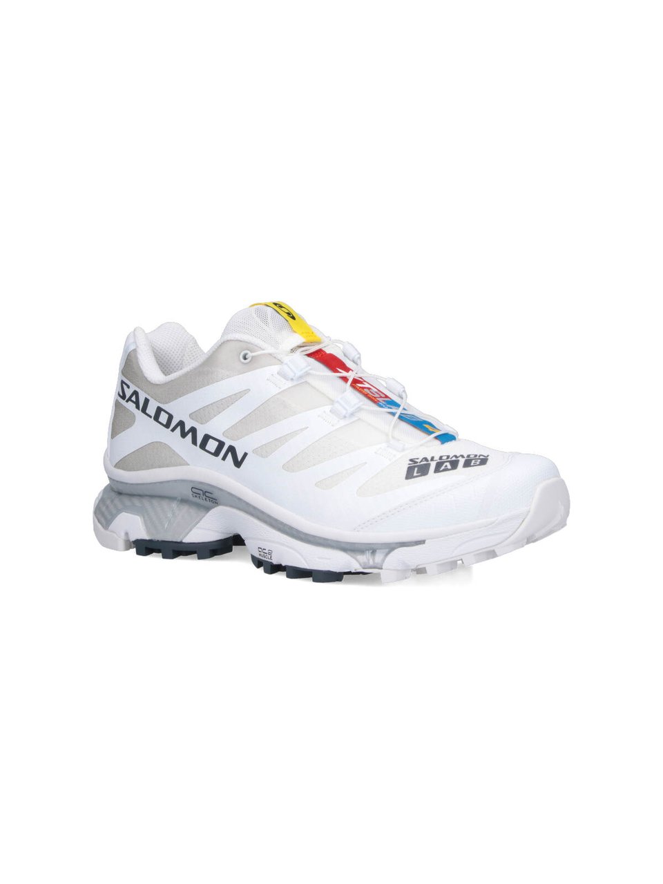 Salomon White XT-4 Fabric Quicklace Sneakers Wit