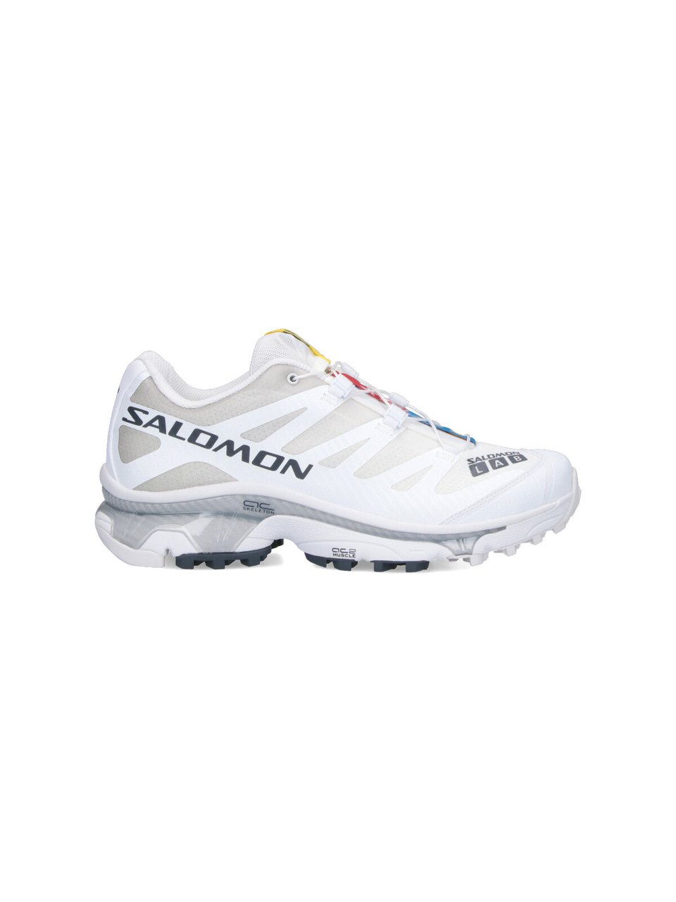 Salomon White XT-4 Fabric Quicklace Sneakers Wit