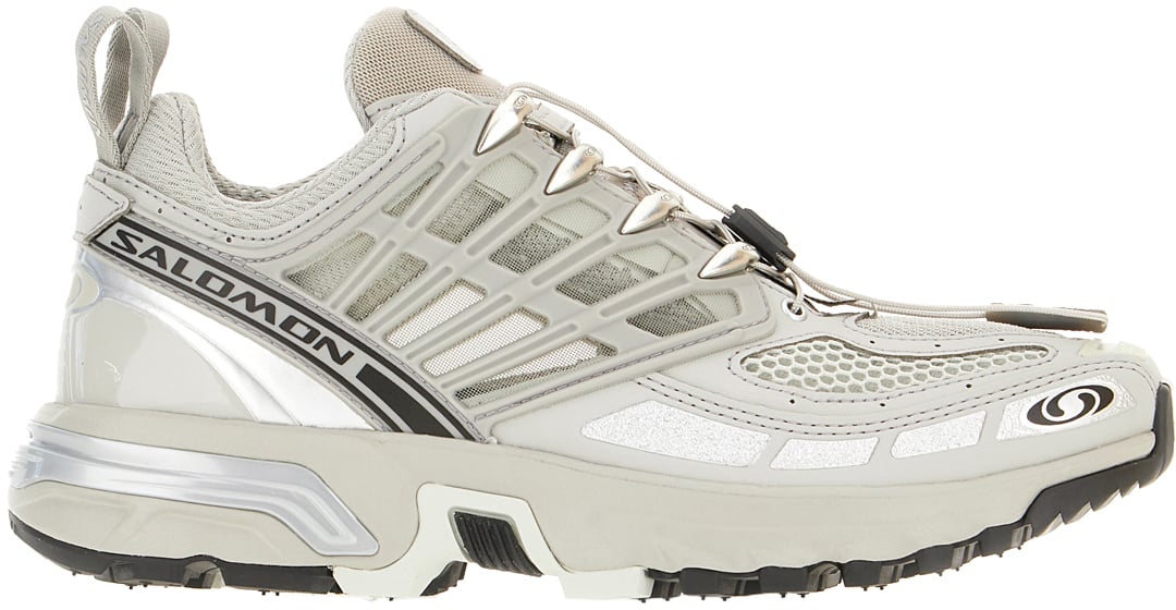 Salomon Salomon Grey rubber and mesh ACS Pro sneakers Grijs