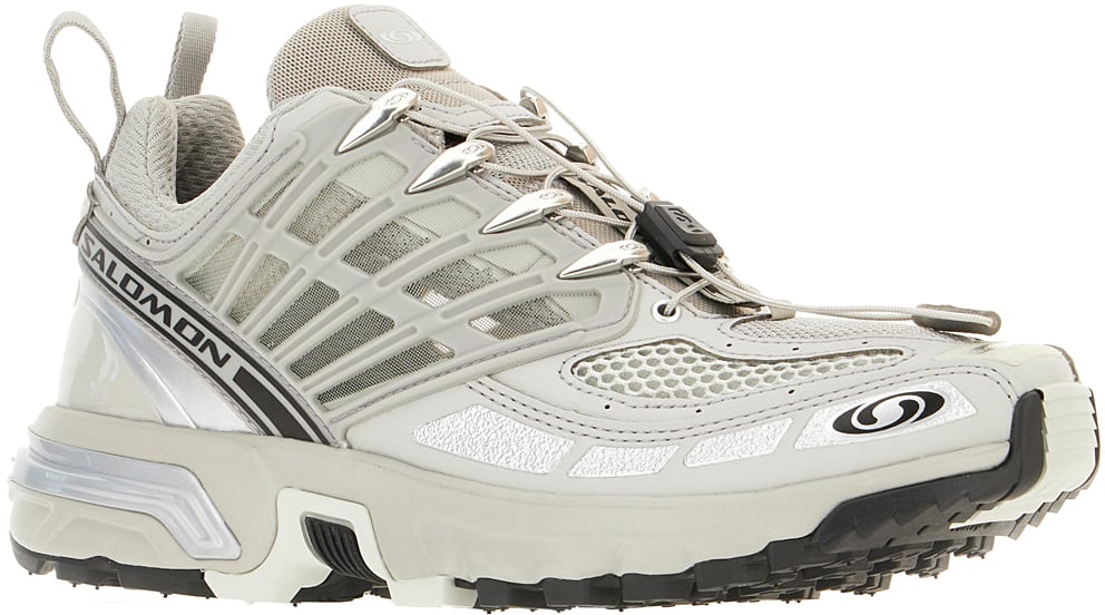 Salomon Salomon Grey rubber and mesh ACS Pro sneakers Grijs