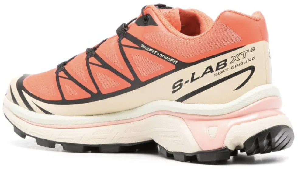 Salomon Xt-6 Living Coral/black/cement Zwart