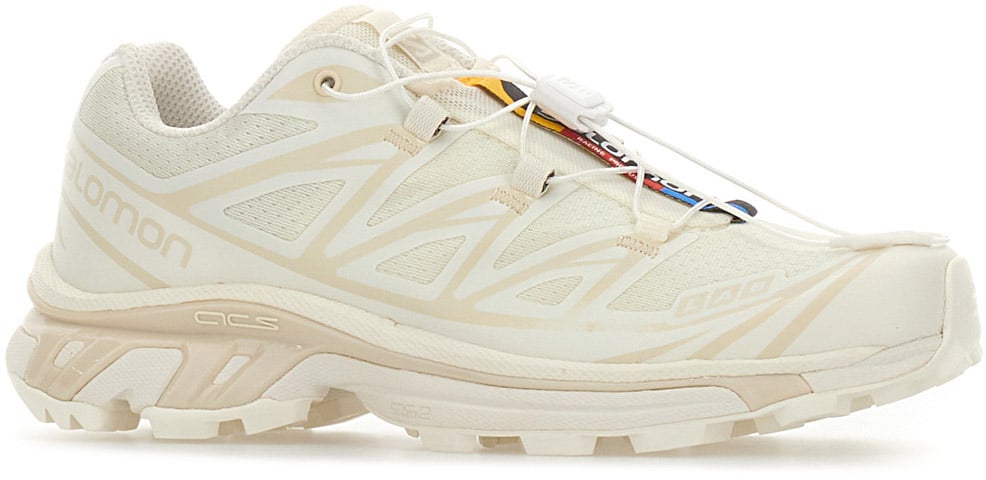Salomon Salomon Ivory fabric XT-6 sneakers Neutraal