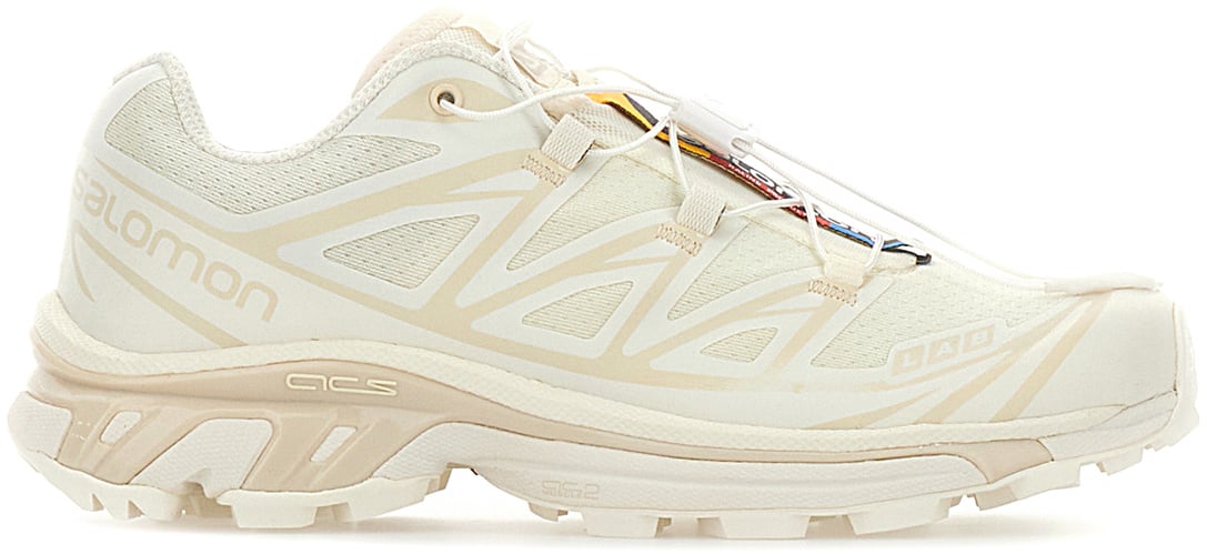 Salomon Salomon Ivory fabric XT-6 sneakers Neutraal