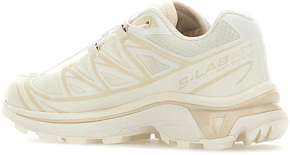 Salomon Salomon Ivory fabric XT-6 sneakers Neutraal