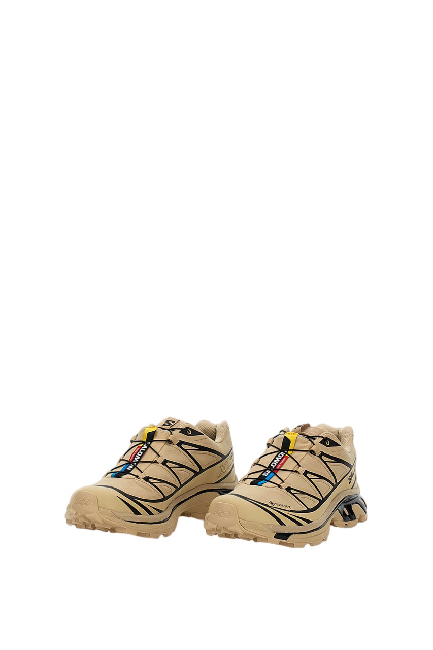 Salomon Beige Xt-6 Gtx Mesh Sneakers Neutraal