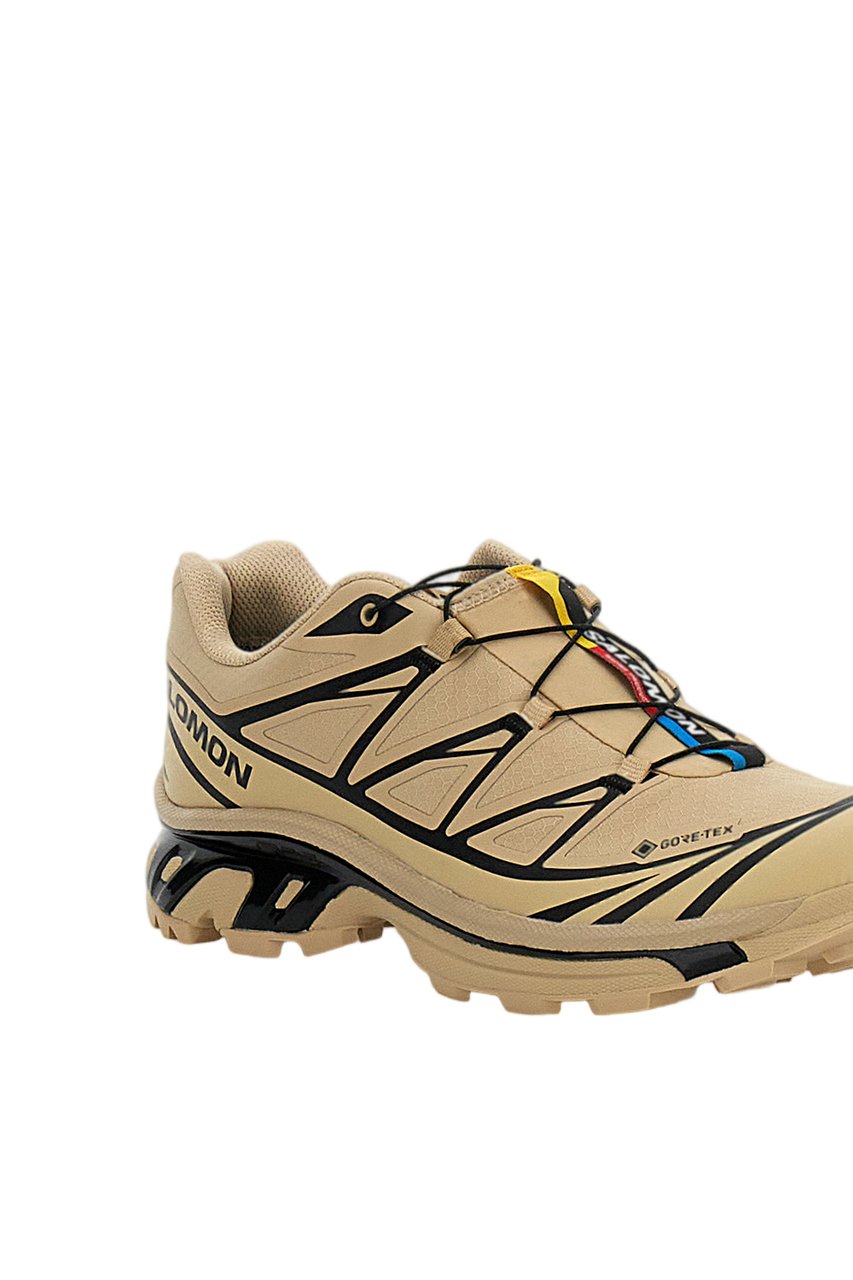 Salomon Beige Xt-6 Gtx Mesh Sneakers Neutraal