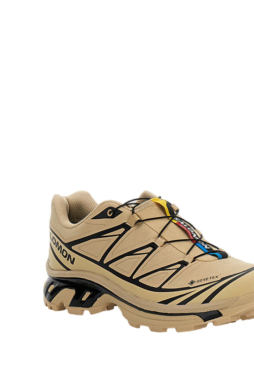 Salomon Beige Xt-6 Gtx Mesh Sneakers Neutraal