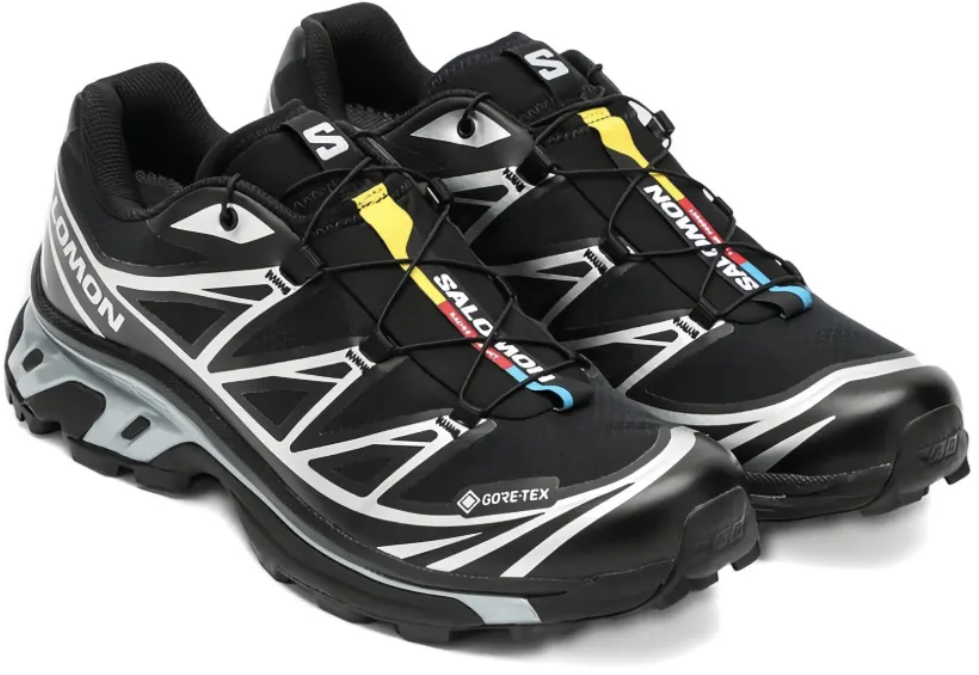 Salomon Xt-6 Gtx Black/black/ftw Silver Zwart