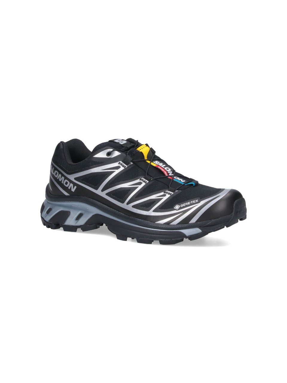 Salomon Black XT6 GTX Fabric Sneakers Zwart
