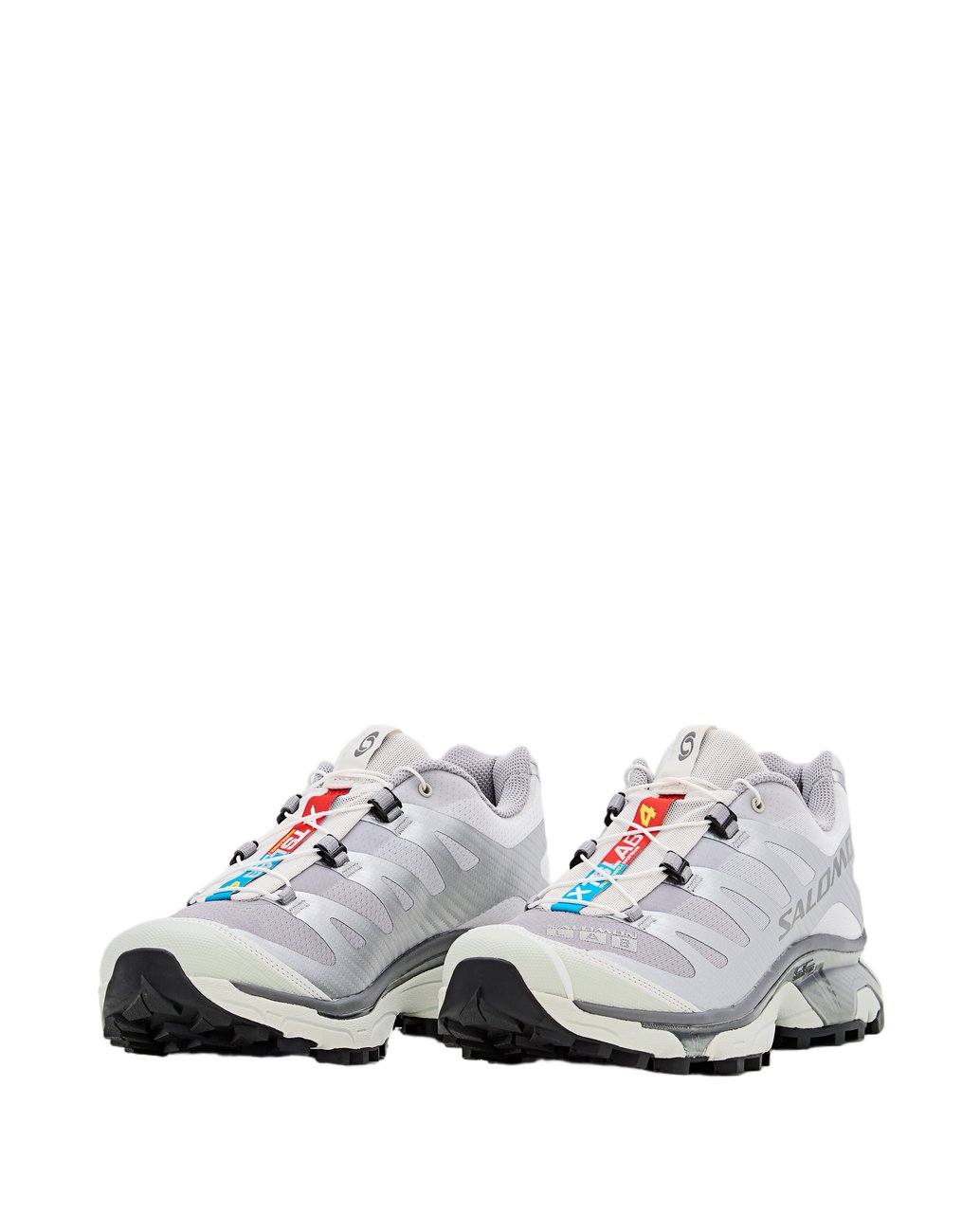 Salomon Grey Mesh Dual-Intensity Midsole Sneakers Grijs
