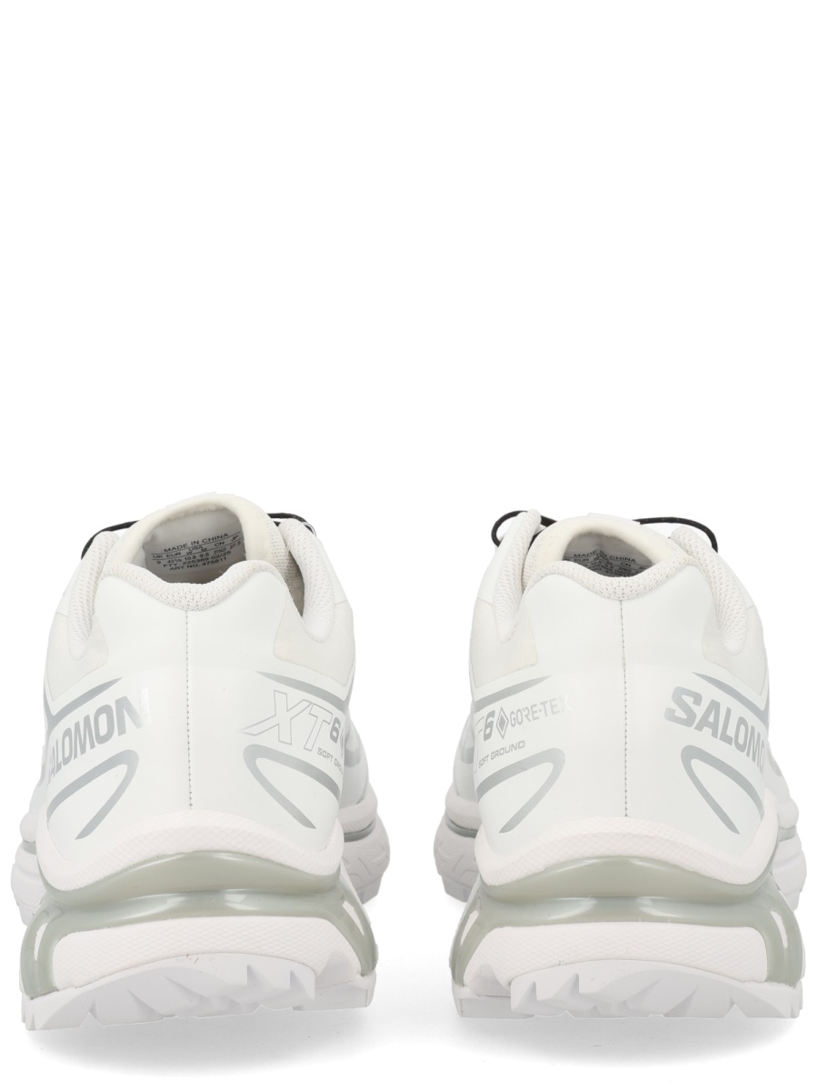 Salomon White Xt-6 Gtx Colorful Tabs Textile Sneakers Wit