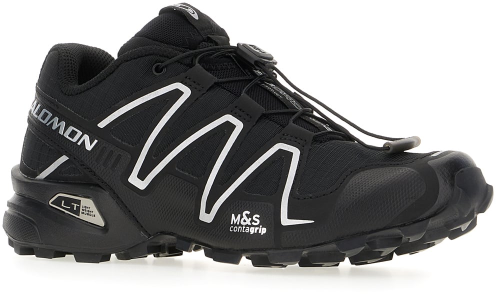 Salomon Salomon Black fabric Speedcross 3 sneakers Zwart